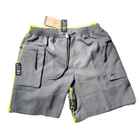 Nike Sportswear Tech Pack Shorts Woven Utility FB7528-068 Gray Mens Medium NEW - Picture 2 of 14
